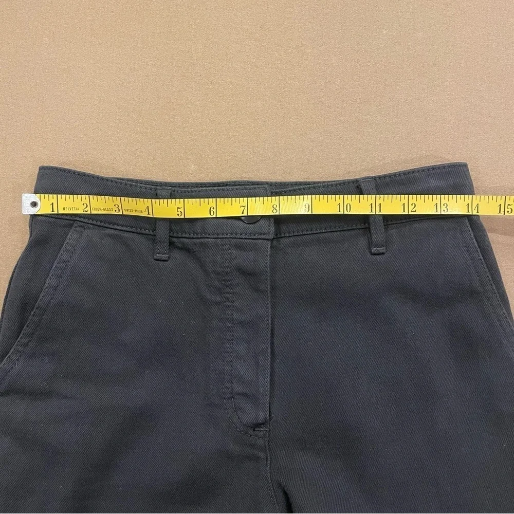 Aritzia Wilfred Free Black Denim Adjustable Cuff Black Cargo Pants Size 4